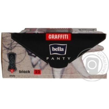 Прокладки щоденні Bella Panty Graffiti black 22шт - купить, цены на - фото 2