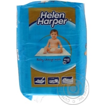 Пелюшки дитячі Helen Harper Baby Bed Mats 60*60см 10шт - купити, ціни на - фото 1