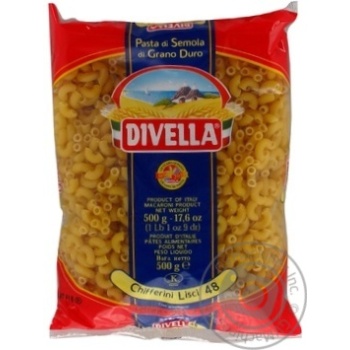 Макарони Divella Chifferini Lisci 48 500г х24 купити, ціни на МегаМаркет - фото 4