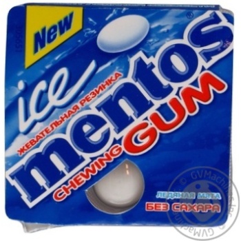 Жувальна гумка Mentos Крижана М'ята 12,9г купити, ціни на МегаМаркет - фото 1