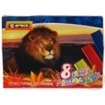 Пластилін 8кол AFRICA 160гр. картон E60608 х24