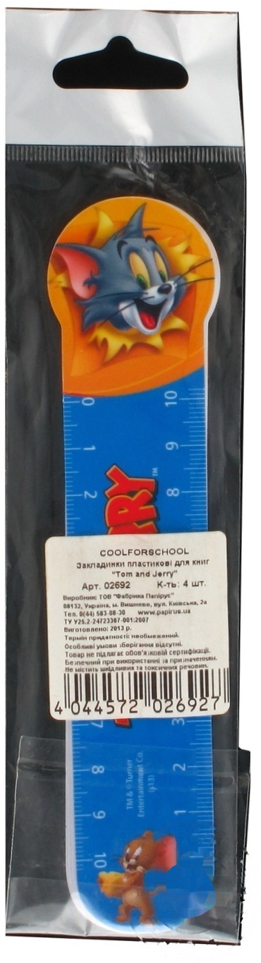 

Закладки Cool for School пластиковые для книг 4шт 02692