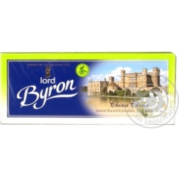 Lord Byron Green Tea with jasmine 25pcs 1,8g - buy, prices for MegaMarket - photo 1