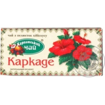 Чай Карпатський Гібіскус 20х1.5г х36 купить, цены на МегаМаркет - фото 2
