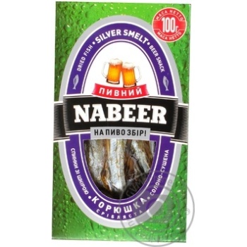 Горбуша Пивной NABEER филе-соломка солено-сушеная 100г Украина купить, цены на МегаМаркет - фото 1