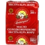 Масло Фаворит Екстра солодковершкове 82.5% 200г