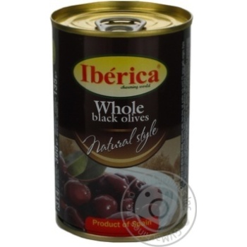 Маслини Iberica Оригінальні з кісточкою з/б 300г х24 купити, ціни на МегаМаркет - фото 1