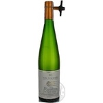 Wine riesling Vin d'alsace white dry 12.5% 750ml glass bottle France