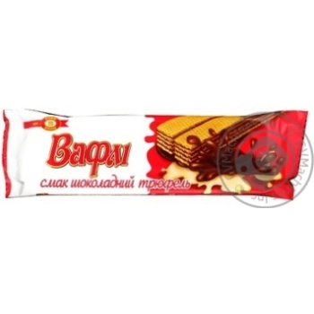Biscuit Chocolate Waffles chocolate truffles taste 50g - buy, prices for MegaMarket - photo 2