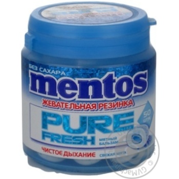 Жув.гумка Mentos Свіжа м`ята без цукру 100г х12 купити, ціни на МегаМаркет - фото 3