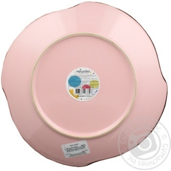 Тарілка мілка Вінд Keramika Light Pink TB25EW070553A 25см - купити, ціни на - фото 5