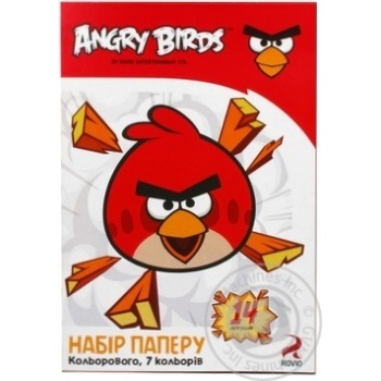 Paper Cool for school Angry birds 7colours 14pcs - buy, prices for MegaMarket - photo 6