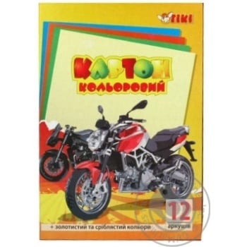 Картон TIKI кольоровий А4 10 аркушів - купити, ціни на - фото 2