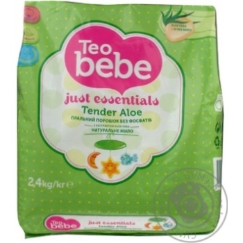 Стиральный порошок Teo bebe Алоэ автомат 2400г купить, цены на МегаМаркет - фото 5
