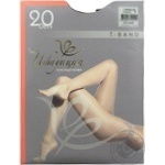 Tights Intuitsia T-band black polyamide for women 20den 4size