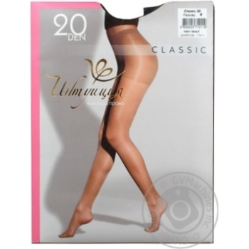 Колготи Інтуїція Classic Роза 20Den купить, цены на МегаМаркет - фото 1