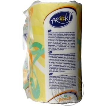 toilet paper prok peach 4pcs Czech Republic - buy, prices for - photo 4