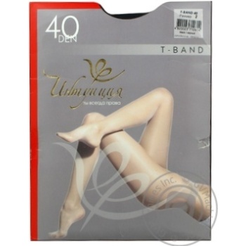 Tights Intuitsia T-band polyamide for women 40den 2size - buy, prices for MegaMarket - photo 1