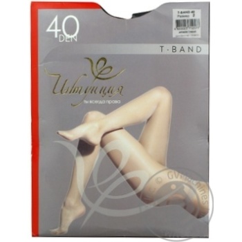 Tights Intuitsia T-band polyamide for women 40den 2size - buy, prices for MegaMarket - photo 1