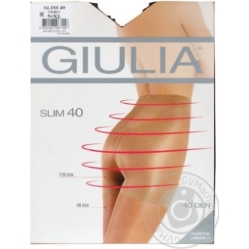 Tights Giulia polyamide for women 40den 5size - buy, prices for MegaMarket - photo 3