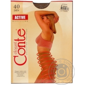 Колготи Conte 40den Active 3 Bronz х10 купити, ціни на МегаМаркет - фото 3