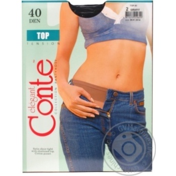 Tights Conte grafit deniers for women 40den 2size - buy, prices for MegaMarket - photo 1