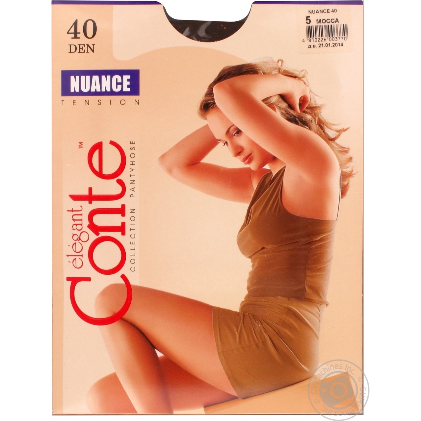 

Колготы Conte Nuance женские 40den mocca 5 размер