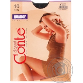 Conte Nuance Women's Tights 40 den 4 grafit - buy, prices for - photo 3