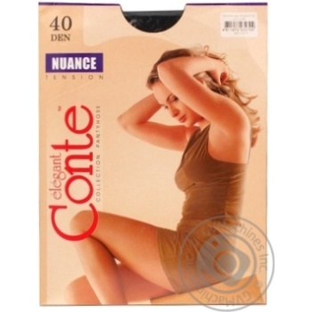 Tights Conte grafit for women 40den 5size - buy, prices for MegaMarket - photo 1