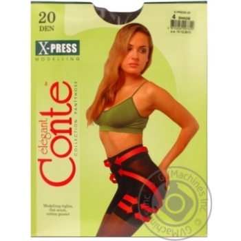 Колготи жіночі Conte X-Press 20ден р.4 Shade - купити, ціни на ULTRAMARKET - фото 3