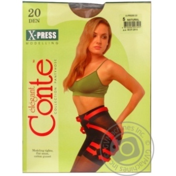 Колготи жіночі Conte X-Press 20ден р.5 Natural - купити, ціни на ULTRAMARKET - фото 3