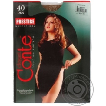 Колготы женские Conte Prestige 40ден р.5 Bronz - купить, цены на Восторг - фото 2