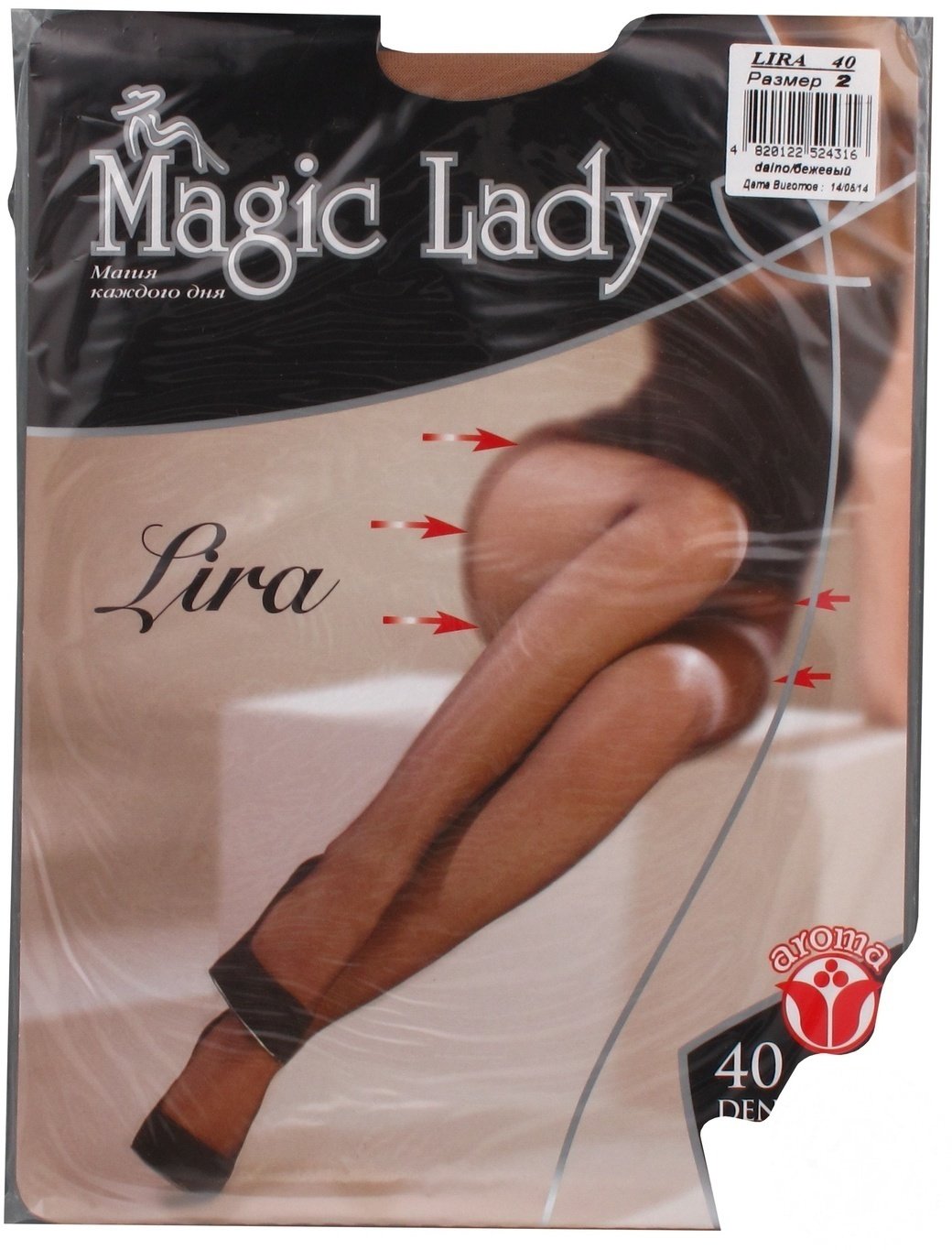 

Колготы Magic Lady Diva женские бежевые 40ден 2р