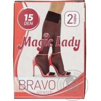 Гольфи жіночі Bravo Magic Lady 15 den 2шт купить, цены на МегаМаркет - фото 4
