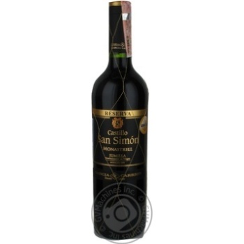 Wine red dry 13% 750ml glass bottle Spain - buy, prices for MegaMarket - photo 1