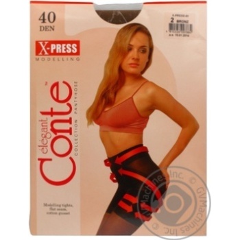 Tights Conte bronze for women 40den - buy, prices for MegaMarket - photo 1