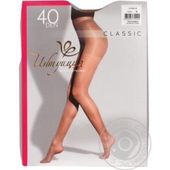 Intuicia Classic Women's Tights 40Den Beige size 4 - buy, prices for ULTRAMARKET - photo 5