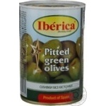 Оливки зелені Iberica без кісточки 420г