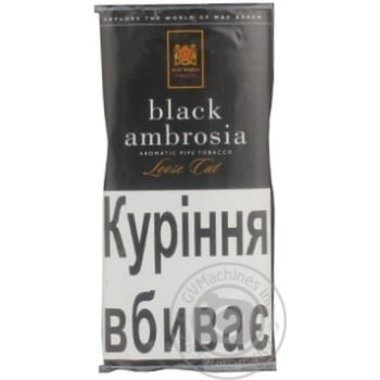 Тютюн Mc.Baren Black Ambrosia 50г купити, ціни на МегаМаркет - фото 1