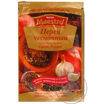Приправа Ред Хот Маестро 25 г Суміш перців з часником купити, ціни на МегаМаркет - фото 5