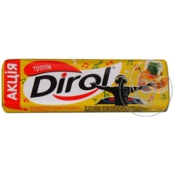 Chewing gum Dirol tropical 13.6g - buy, prices for NOVUS - photo 1