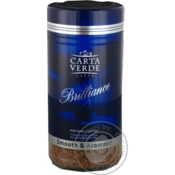 coffee carta verde 100g glass jar Poland - buy, prices for - photo 3