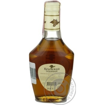 Cognac Krimskiy vidbirniy 40% 250ml glass bottle Ukraine - buy, prices for NOVUS - photo 2