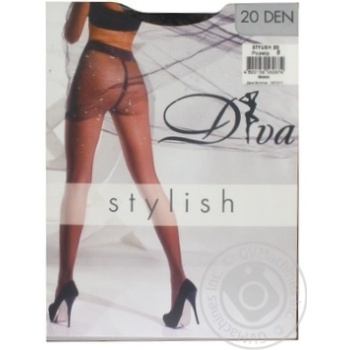 tights diva mocha polyamide 20den - buy, prices for - photo 1