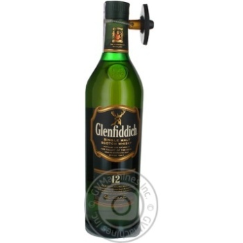 Віскі Glenfiddich 12 років 40% 0,7л купити, ціни на МегаМаркет - фото 1