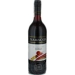 Wine shiraz Namaqua red dry 13% 750ml