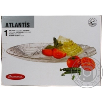 Блюдо Pasabahce Atlantis овальное 230х320мм - купить, цены на Auchan - фото 2