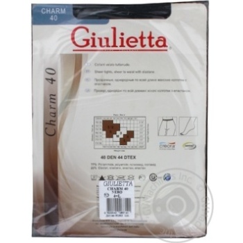Tights Giulietta polyamide for women 40den 4size - buy, prices for MegaMarket - photo 2