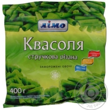 Фасоль стручковая Лимо резанная быстрозамороженная 400г купить, цены на МегаМаркет - фото 1