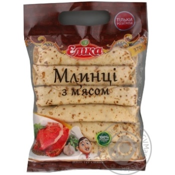 Блины Элика Французские с мясом 370г купить, цены на МегаМаркет - фото 1